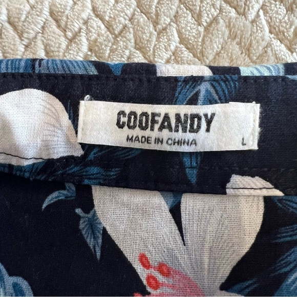 COOFANDY Floral Button Down Shirt - Picture 5 of 5